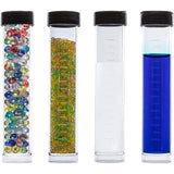 Plastic Bead Containers, Seed Beads Containers, Bottle, Column, Clear, 106x21mm, 30pcs/box