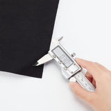 1Pc DIY Imitation Leather Cloth, with Paper Back, for Book Binding, Velvet Box Making, Black, 430x1000mm