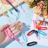 DIY Anti-lost Electronic Stylus & Lighter Pendant Necklace Making Kit, Including Rubber Lanyard Straps, Silicone Pendant, Mixed Color, 28Pcs/bag