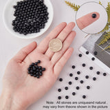 DIY Stretch Bracelets Making Kits, include Natural Obsidian Round Beads, Elastic Crystal Thread, Beads: 6~6.5mm, Hole: 0.8~1mm, 200pcs/box