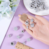 32Pcs 4 Style Silicone Bottle Seal Plug, Reusable Replacement Bottle Stopper, Silver, 10~16x9~10mm, pin: 6~12mm, 8pcs/style