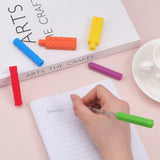 6Pcs 6 Style Silicone Pen Caps, Pencil Tip Cover, Hexagon & Column & Rectangle, Mixed Color, 64~65.5x12~20x13~14mm, Hole: 6~7mm, 1pc/style