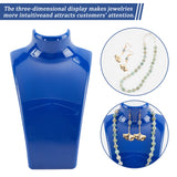 1PC Plastic Necklace Display Stands, Midnight Blue, 64x13.6x22cm