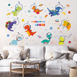 PVC Wall Stickers, Wall Decoration, Dinosaur Pattern, 1180x290mm