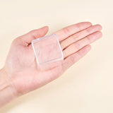 Plastic Bead Containers, Cube, Clear, 4x4x4cm, 18pcs