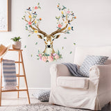 PVC Wall Stickers, Wall Decoration, Deer Pattern, 390x980mm