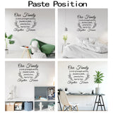 PVC Quotes Wall Sticker, for Stairway Home Decoration, Word, Black, 45x38cm