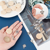 DIY Ocean Theme Wine Glass Charm Making Kit, Including Alloy Pendants, Wood Beads, Brass Jump Rings & Wine Glass Charms, Mixed Color, 66pcs/box