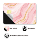 PVC Plastic Waterproof Card Stickers, Self-adhesion Card Skin for Bank Card Decor, Rectangle, Others, 186.3x137.3mm