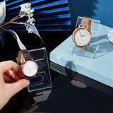 Transparent Acrylic Watch Display Stands, Watch Display Holder, Clear, 4.5x5x6.4cm