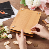 Rectangle Flower Press Kits, including Wood Sheet, Paper, Sponge, Screw, for Dried Flower Making, Mixed Color, 240x180x72mm