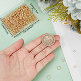 600Pcs 4 Styles 304 Stainless Steel Jump Rings, Open Jump Rings, Round Ring, Metal Connectors for DIY Jewelry Crafting and Keychain Accessories, Real 18K Gold Plated, 20 Gauge, 4~8x0.8mm, Inner Diameter: 2.4~6.4mm, 150pcs/style