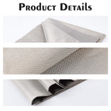 EMF Protection Fabric, Faraday Fabric, EMI, RF & RFID Shielding Nickel Copper Fabric, Silver, 110x100x0.02cm