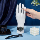 Plastic Man Mannequin Hand Display, Jewelry Bracelet Ring Glove Stand Holder, White, 9.2x5.9x25.5cm