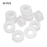 Plastic Spools, For Beading Wire Thread String, Wheel, White, 55x20mm