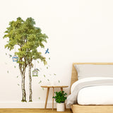 PVC Wall Stickers, Wall Decoration, Tree Pattern, 1180x300mm, 2 sheet/set