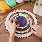Wood Knitting Loom Kit, Flat Round