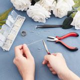 DIY Earring Finding Kits, include Iron Jump Rings & Bead Caps & Pins & Chain Extender, Brass Earring Hooks & Assistant Tool, Plastic Ear Nuts, Carbon Steel Needle Nose Pliers, Stainless Steel Tweezers, Mixed Color