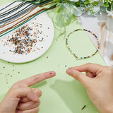 20 Strands 20 Colors Electroplate Glass Beads Strands, Full Plated, Faceted, Rondelle, Mixed Color, 2x1.5mm, Hole: 0.6mm, about 220pcs/Strand, 14.57~14.76 inch(37~37.5cm), 1strand/color