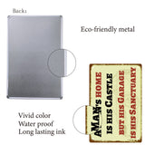 Metal Iron Sign Poster, for Home Wall Decoration, Rectangle, Word, 200x300x0.5mm