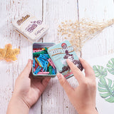 Mini Cute Tinplate Storage Box, Jewelry Box, Candy Box, Rectangle, Mixed Color, 9.5x6.9x2.6cm, 6pcs/set