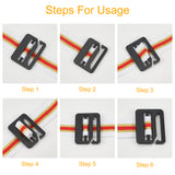 8Pcs 4 Colors Zinc Alloy Buckles Clasps, for Men DIY Belt Accessories, Rectangle, Mixed Color, 47x34.5x4mm, 2pcs/color