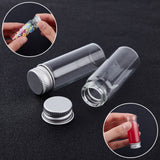 Glass Bottles Bead Containers, with Aluminium Screw Caps, Clear, 5x2.2cm, Capacity: 10ml