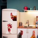 PVC Wall Stickers, Wall Decoration, Rooster Pattern, 390x900mm