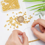 Brass Beads, Long-Lasting Plated, Rondelle, Golden, 5x4mm, Hole: 1.5mm, 200pcs/box