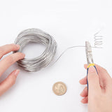 DIY Jewelry Making Finding Kit, Including Rubber Stud Anti-Dust Cap Screw End Protection Cap, Plastic Covered Round Aluminum Wire, Silver, Wire: 17 Gauge, 1.2mm, 40m/bag