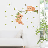 PVC Wall Stickers, for Wall Decoration, Cat Pattern, 350x580mm