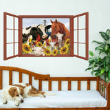 PVC Wall Stickers, Wall Decoration, Other Animal, 980x290mm, 2 sheets/set