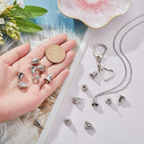 20Pcs Alloy Charms, with Pattem, Cadmium Free & Lead Free, Bell, Platinum, 13.5x9.5mm, Hole: 2mm