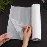HTV Transfer Vinyl Sheets, Iron On Vinyl for T-Shirt, for Clothes Fabric Decoration, White, 320x0.3mm, 10m/roll