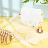 Plastic Mesh Canvas Bag Sheets Sets, for DIY Crafting Knit Handbag Accessories, White, 42.5x23.3x0.15cm, Hole: 4mm
