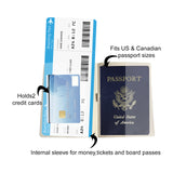 1Pcs Imitation Leather Passport Holder Cover Case, Map Pattern, Goldenrod, 100x4mm