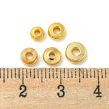 Brass Spacer Beads, Nickel Free, Flat Round, Real 18K Gold Plated, 6x1.5mm, Hole: 2mm, 200pcs/box