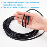 Silicone High Temperature Hose, Siliocne Tubing, Black, 5mm, Inner Diameter: 3mm, 5m/roll