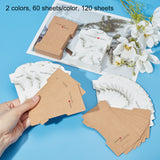 Marble Texture Pattern Paper Display Cards, Hair Clip Display Cards, Rectangle, Mixed Color, (90x100x0.5mm)