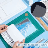 A4/5/6 PET Protective Film, Plastic Lamination Sheet, for Photo Frame, Rectangle, White, 150~300x105~215x0.3mm, 65 sheets/set
