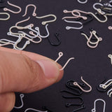 Plastic Earring Hooks, with Horizontal Loop, Mixed Color, 11x9x0.6mm, 22 Gauge, Hole: 0.5mm, 30pcs/color, 120pcs/box