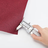 1Pc DIY Polyester Fabrics, with Paper Back, for Book Binding, Dark Red, 430x1000mm