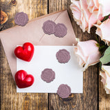 Adhesive Wax Seal Stickers, Envelope Seal Decoration, for Craft Scrapbook DIY Gift, Heart Pattern, 3cm, about 50pcs/box