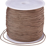 Braided Nylon Thread, Mixed Color, 0.8mm