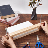 Wood Book Binding Machine Findings, PapayaWhip, 11~380x10~38x5~22.5mm