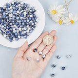 Natural Sodalite Beads, Grade AB, Round, 8mm, Hole: 1mm, 200pcs/box