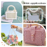 Acrylic Basket Bottoms, Crochet Basket Base, for Knitting Supplies, Clear, 26x30x0.2cm