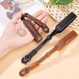 3Pcs 3 Colors PU Leather Camera Handles, Camera Wristlet Straps, Mixed Color, 230x11~22mm, 1pc/color