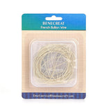 40G 2 Color Indian Wire, Copper Wire for Jewelry Making, Matte, Round, Antique Bronze, 1x1mm, 20g/color