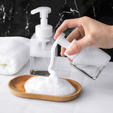 250ml Refillable PETG Plastic Foaming Soap Dispensers, with PP Plastic Pump, for Shower, Liquid Soap, Clear, 14.4x7cm, Capacity: 250ml(8.45 fl. oz)